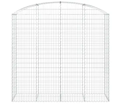 Kaarekujuline Gabioonkorv, 200X50X180/200 cm Tsingitud Raud