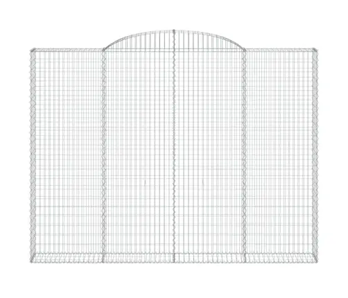 Išlenktas Gabiono Krepšys, 300X30X220/240cm Geležis