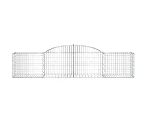 Kaarekujuline Gabioonkorv, 300X50X60/80 cm Tsingitud Raud