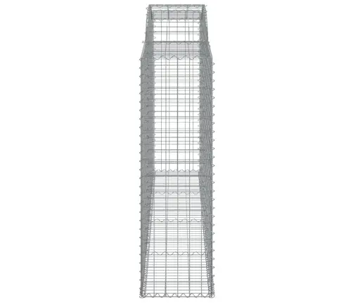 Išlenktas Gabiono Krepšys, 300X50X160/180cm Geležis