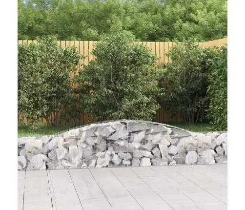 Kaarekujuline Gabioonkorv, 400X30X40/60 cm Tsingitud Raud