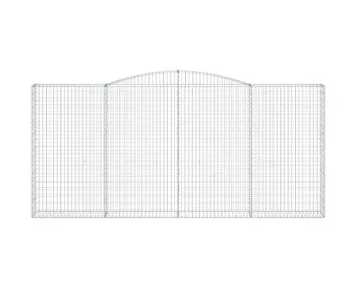 Kaarekujuline Gabioonkorv, 400X30X180/200 cm Tsingitud Raud