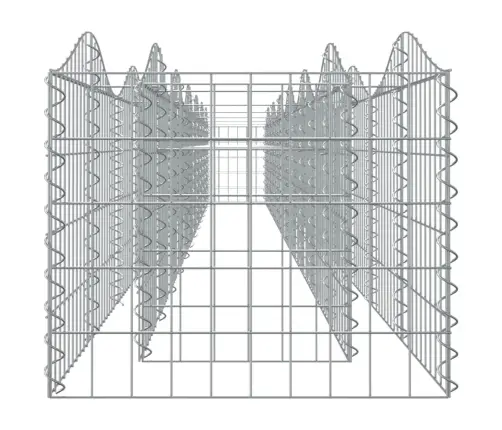 Arkveida Gabiona Grozs, 600X50X50 Cm, Cinkota Dzelzs Vidaxl