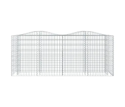 Išlenktas Aukštas Gabiono Lovelis, 200X50X100, Geležis