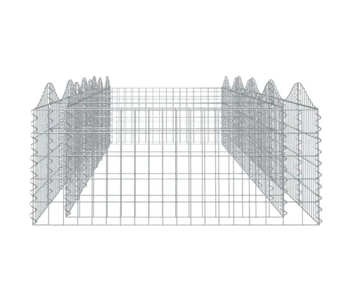 Kaarekujuline Gabioon Taimelava, 400X100X50 cm Tsingitud Raud