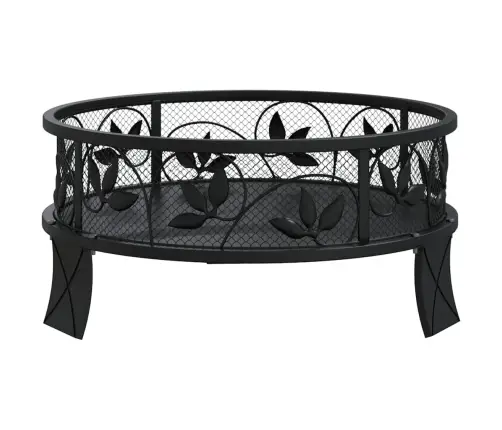 Ugunskura Trauks Ar Kruķi, 50 Cm, Xxl Izmērs, Tērauds Vidaxl