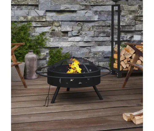 Laužavietė Su Žarstekliu, 70cm Plienas, Xxl