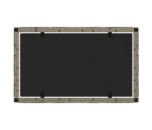 4-Osaline Aiamööblikomplekt Patjadega, Hall, Polürotang