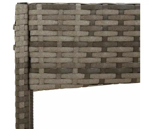 4-Osaline Aiamööblikomplekt Patjadega, Hall, Polürotang