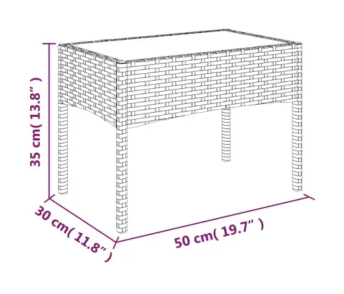 4-Daļīgs Dārza Atpūtas Mēbeļu Komplekts, Melna Pe Rotangpalma Vidaxl