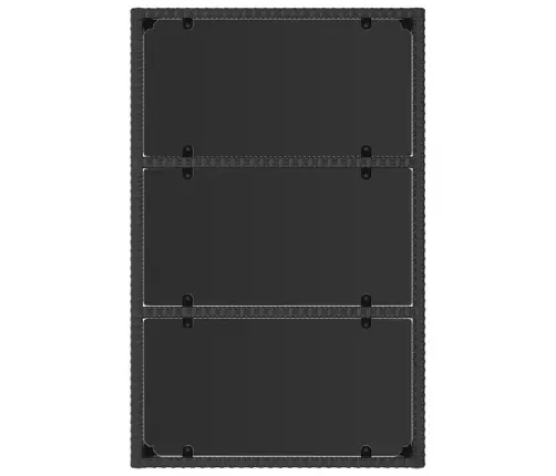 Sodo Komplektas Su Pagalvėlėmis, 4 Dalių, Juodas, Poliratanas