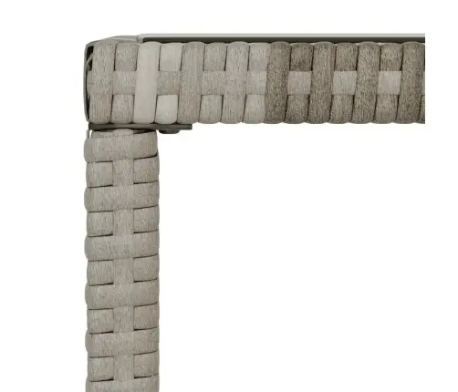 6-Osaline Aiamööbli Komplekt Patjadega, Hall, Polürotang