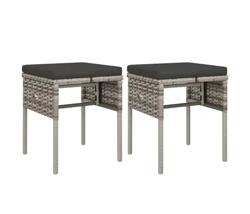 6-Osaline Aiamööbli Komplekt Patjadega, Hall, Polürotang