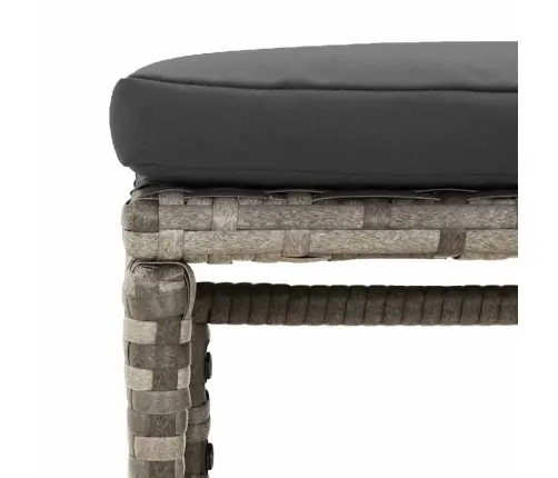 6-Osaline Aiamööbli Komplekt Patjadega, Hall, Polürotang