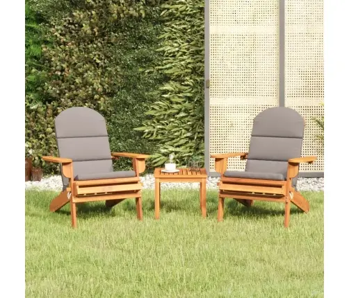 3-Daļīgs Dārza Atpūtas Mēbeļu Komplekts, Akācijas Masīvkoks Vidaxl