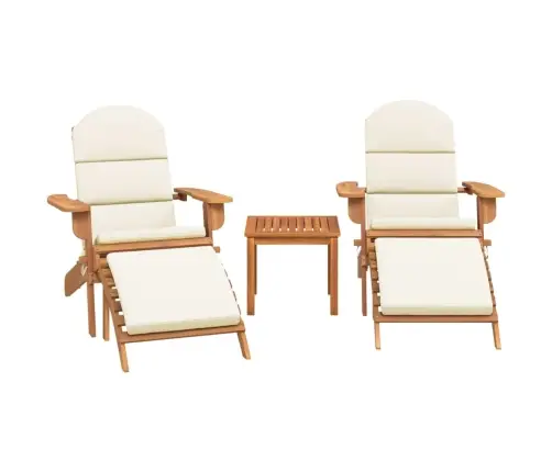 3-Daļīgs Dārza Atpūtas Mēbeļu Komplekts, Akācijas Masīvkoks Vidaxl