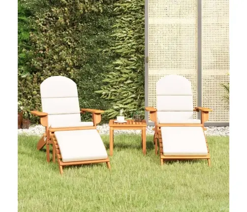 3-Daļīgs Dārza Atpūtas Mēbeļu Komplekts, Akācijas Masīvkoks Vidaxl