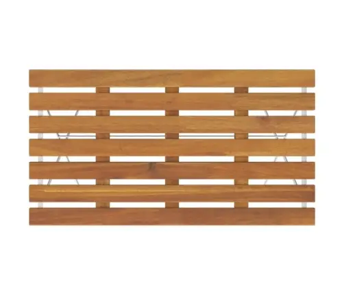 5-Daļīgs Bistro Mēbeļu Komplekts, Saliekams, Akācijas Masīvkoks Vidaxl