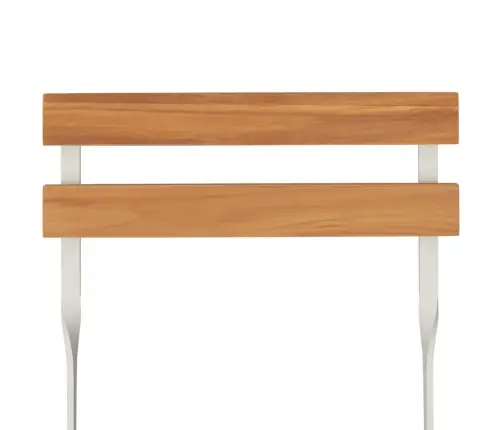 Sulankstomas Bistro Komplektas, 7 Dalių, Akacija Ir Plienas