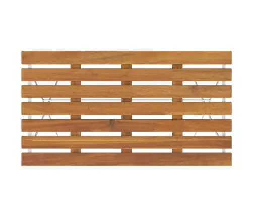 Sulankstomas Bistro Komplektas, 7 Dalių, Akacija Ir Plienas