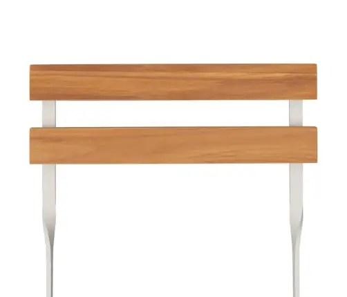 Kokkupandavad Bistrootoolid 6 Tk, Akaatsiapuit Ja Teras