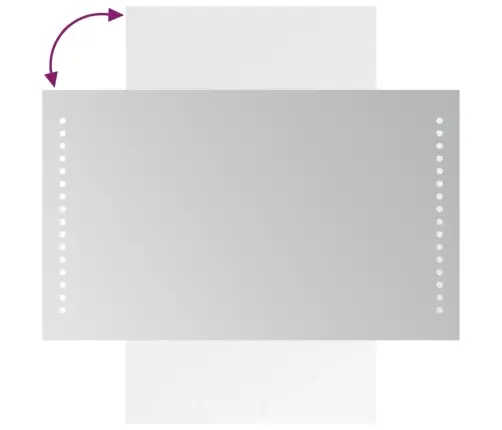 Vannasistabas Spogulis Ar Led, 30X50 Cm Vidaxl