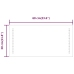 Vannasistabas Spogulis Ar Led, 30X60 Cm Vidaxl