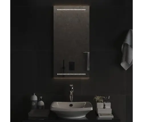 Vonios Kambario Led Veidrodis, 40X80Cm