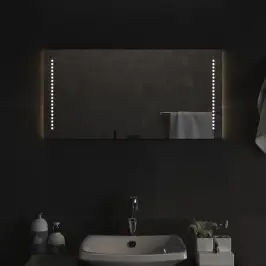 Vannasistabas Spogulis Ar Led, 40X80 Cm Vidaxl