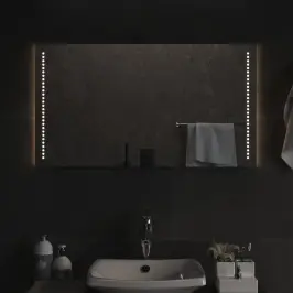 Vannasistabas Spogulis Ar Led, 50X90 Cm Vidaxl