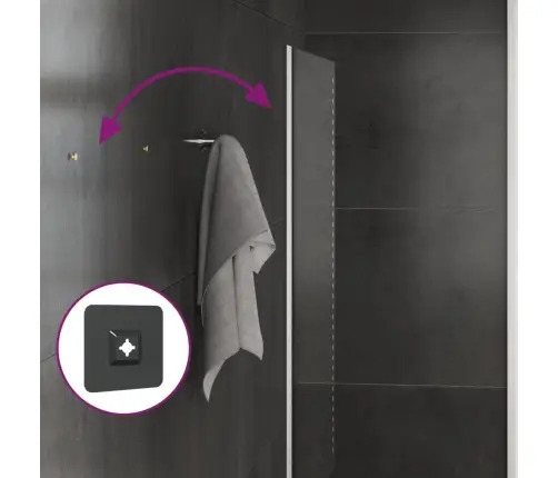 Vannasistabas Spogulis Ar Led, 60X90 Cm Vidaxl