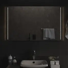Vannasistabas Spogulis Ar Led, 60X100 Cm Vidaxl