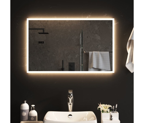 Vannasistabas Spogulis Ar Led, 50X80 Cm Vidaxl