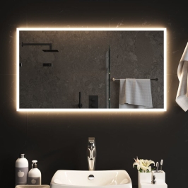 Vannasistabas Spogulis Ar Led, 50X90 Cm Vidaxl