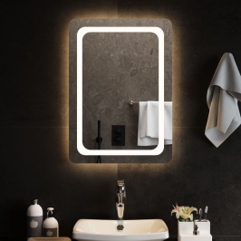 Vannasistabas Spogulis Ar Led, 50X70 Cm Vidaxl