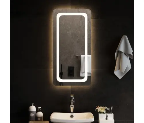 Vannasistabas Spogulis Ar Led, 40X80 Cm Vidaxl