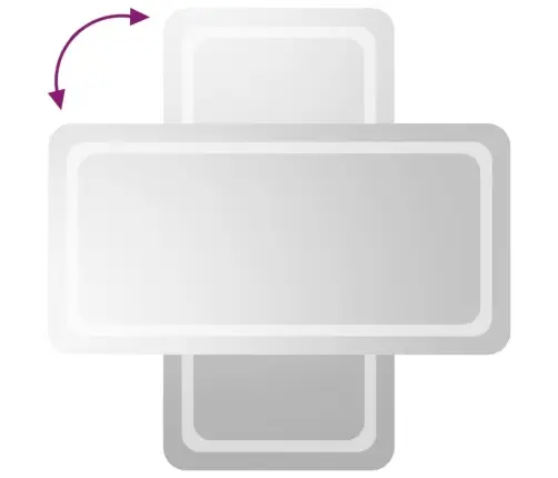 Led-Vannitoapeegel, 50X100 Cm