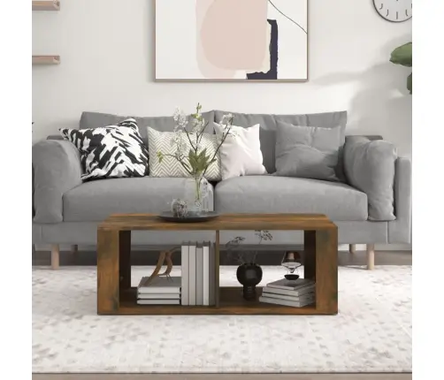 Kafijas Galdiņš, Ozola Krāsa, 100X50X36 Cm, Inženierijas Koks Vidaxl