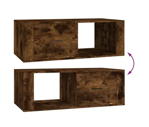 Kafijas Galdiņš, Kvēpināta Ozolkoka, 100X50,5X35 Cm Vidaxl