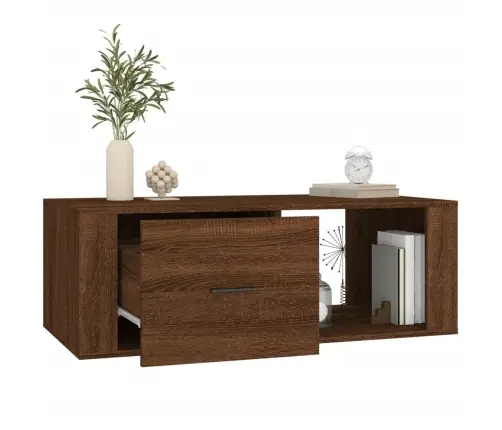 Kafijas Galdiņš, Brūna Ozolkoka,100X50,5X35 Cm Vidaxl