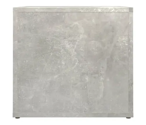 Naktsskapītis, Betona Pelēks, 41X40X36 Cm, Inženierijas Koks Vidaxl
