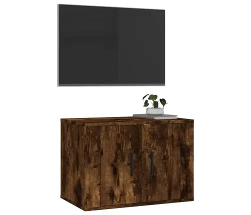 Sienas Tv Skapītis, Ozolkoka Krāsa, 57X34,5X40 Cm Vidaxl