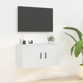 Sienas Tv Skapītis, Balts, 80X34,5X40 Cm Vidaxl