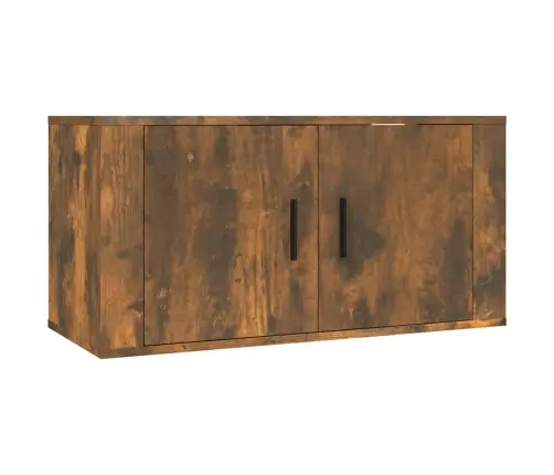 Sienas Tv Skapītis, Ozolkoka Krāsa, 80X34,5X40 Cm Vidaxl
