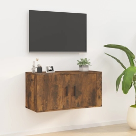 Sienas Tv Skapītis, Ozolkoka Krāsa, 80X34,5X40 Cm Vidaxl