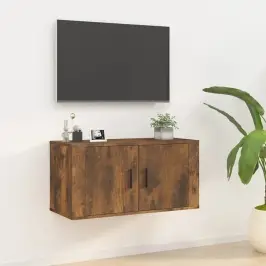 Seinale Kinnitatav Telerikapp, Suitsutatud Tamm, 80X34,5X40 Cm