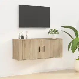 Sienas Tv Skapītis, Ozolkoka Krāsa, 100X34,5X40 Cm Vidaxl