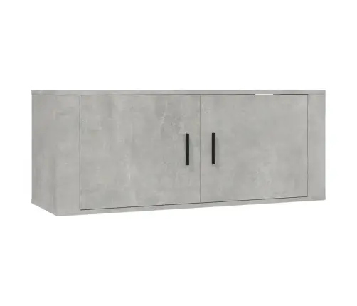Sienas Tv Skapītis, Betona Pelēks, 100X34,5X40 Cm Vidaxl
