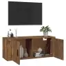 Sienas Tv Skapītis, Ozolkoka Krāsa, 100X34,5X40 Cm Vidaxl