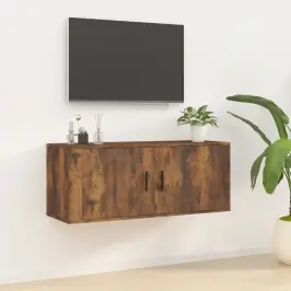 Sienas Tv Skapītis, Ozolkoka Krāsa, 100X34,5X40 Cm Vidaxl